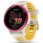 Garmin Forerunner 570 42mm Raspberry Aluminum with Translucent Bone and Mango Band, , large