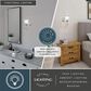 Vaxcel Bella 1-Light Bathroom Vanity Fixture in Brushed Nickel, , large