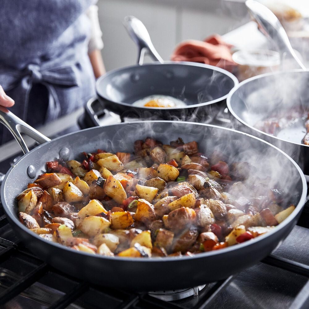 Green Pan Valencia Pro 11-Piece Nonstick Cookware Set in Grey, , large