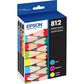 Epson T812 Standard Capacity Ink Cartridge 3-Pack in Cyan, Magenta and Yellow, , large