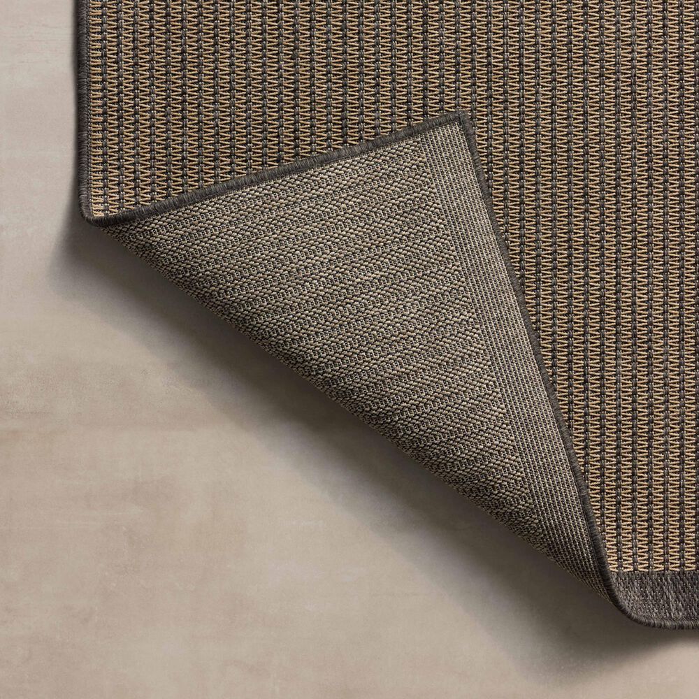 Loloi II Providence 3&#39;9&quot; x 5&#39;9&quot; Wheat and Charcoal Indoor/Outdoor Area Rug, , large