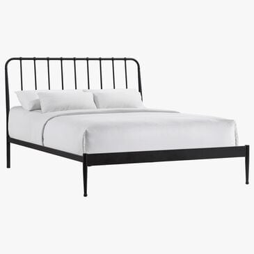 Hawthorne Furniture Farmhouse Queen Metal Panel Bed in Matte, , large