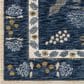 Rifle Paper Co. x Loloi Kismet Amphora Navy 9"3" x 12"6" Area Rug, , large