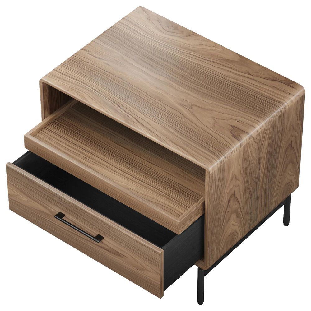 BDI LINQ 4-Piece Queen Bedroom Set in Natural Walnut, , large