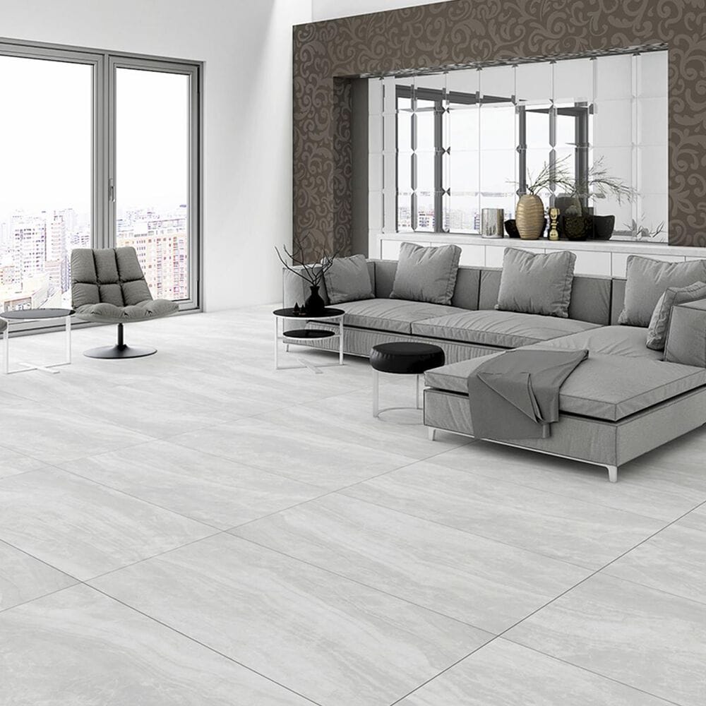 MS International Praia Grey 12" x 24" Porcelain Tile, , large