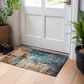 Dalyn Rug Company Nouveau NV14 1"8" x 2"6" Teal Indoor/Outdoor Area Rug, , large