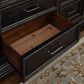 Nicolette Home Caldwell 3 Piece King Panel Bedroom Set in Deep Brown, , large