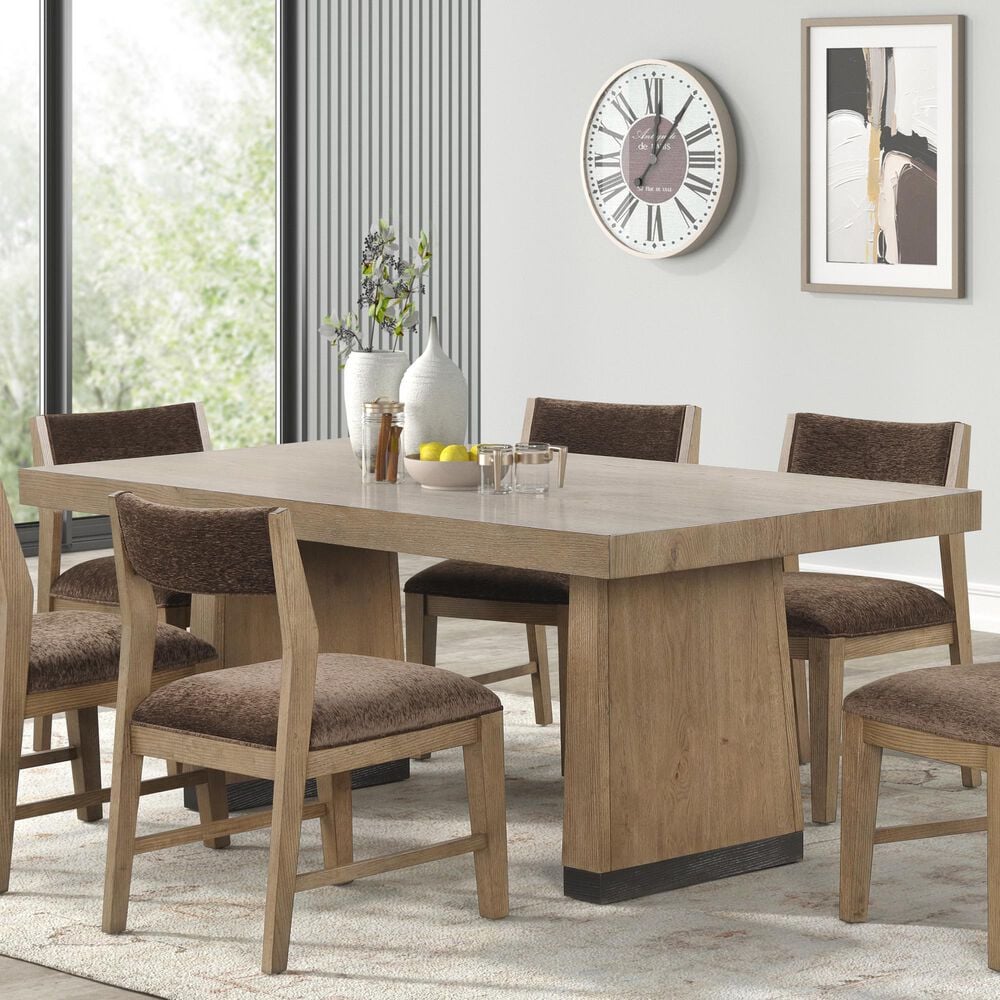 New Heritage Viera Dining Table in Brown - Table Only, , large