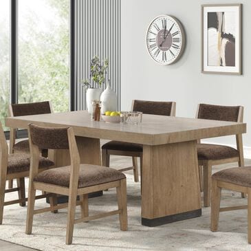 New Heritage Viera Dining Table in Brown - Table Only, , large