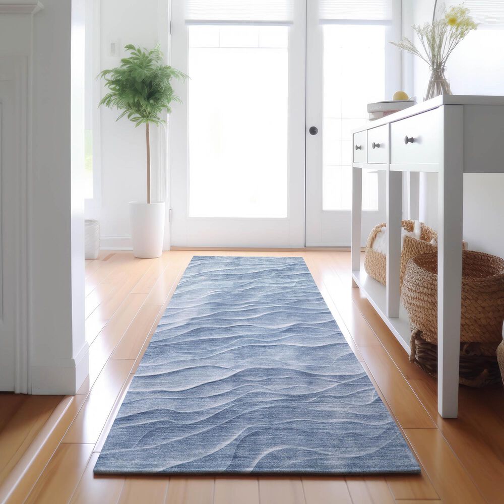 Dalyn Rug Company Pacifica PA1 2&#39;3&quot; x 7&#39;6&quot; Denim Runner, , large