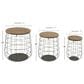 Maple and Jade Storage Basket with Wood Lids in Oiled Brown and Matte Black (Set of 3), , large