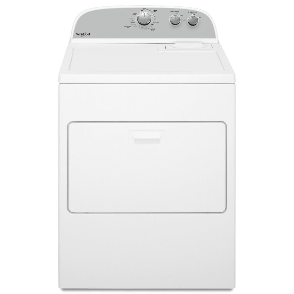Whirlpool 3.9 Cu. Ft. Top Load Washer and 7.0 Cu. Ft. Electric Dryer Laundry Pair in White, , large