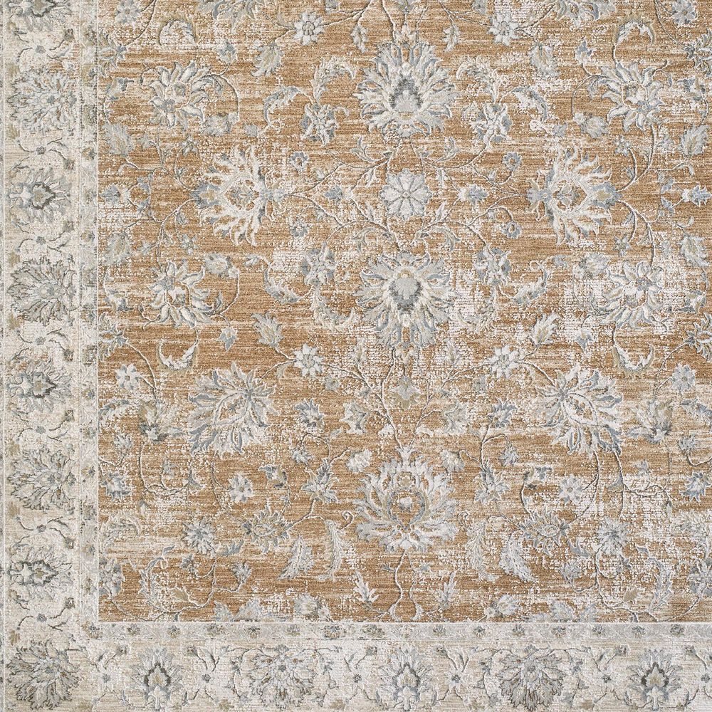 Surya Brunswick Light Brown, Cream, Medium Brown, Light Gray, Charcoal and Mustard 2' x 2'11" Area Rug, , large