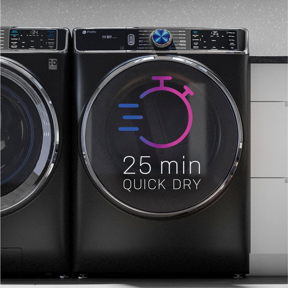 GE Profile GE Profile 7.8CF Capacity Smart Front Load Gas Dryer, , large