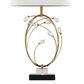 LumiSource Crystal Buds Table Lamp in Black, Clear and Gold (Set of 2), , large