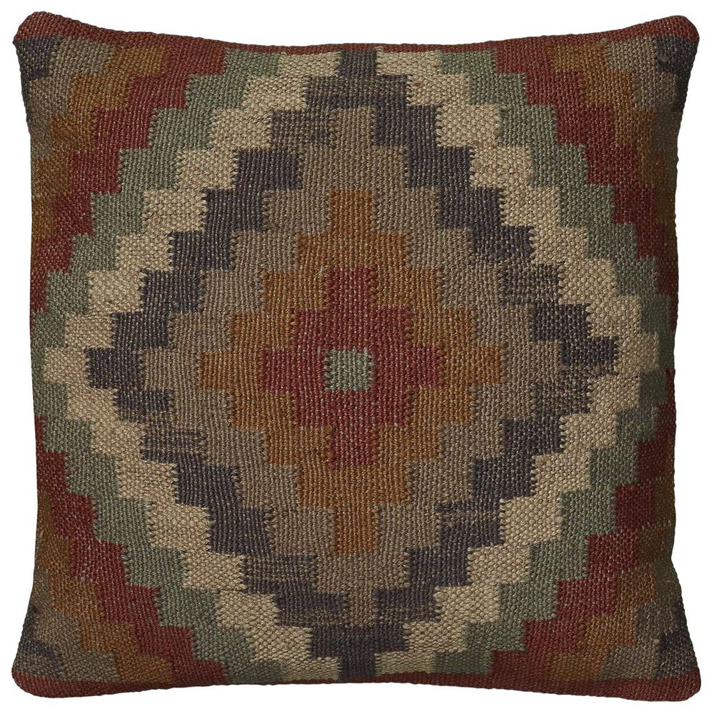 Rizzy Home 18" x 18" Poly-Fill Pillow in Orange, , large