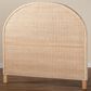 Baxton Studio Lanica Japandi King Standalone Headboard in Pale Brown, , large