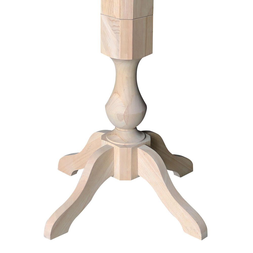 International Concepts 36&quot; Modern Farmhouse Round Dining Table in Unfinished, , large