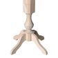 International Concepts 36" Modern Farmhouse Round Dining Table in Unfinished, , large
