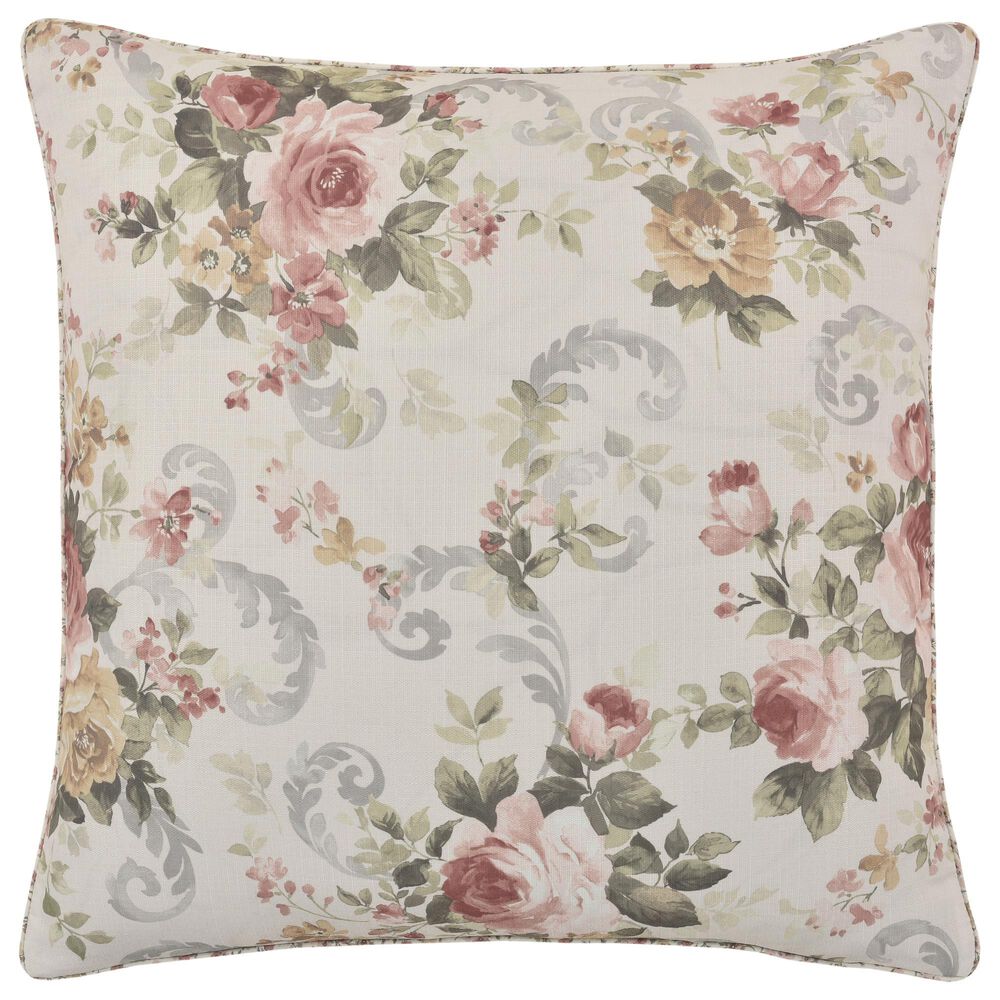 J. Queen New York Chablis 26" Square Euro Pillow Sham in Rose Gold, , large