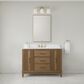 37B Fenwick 48" Single Bathroom Vanity in Kona with Glossy White Composite Stone Top and Backsplash, , large