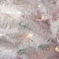 The Gerson Company 7.5" Parkview Pine Artificial Christmas Tree with Multicolored LED Lights in White, , large