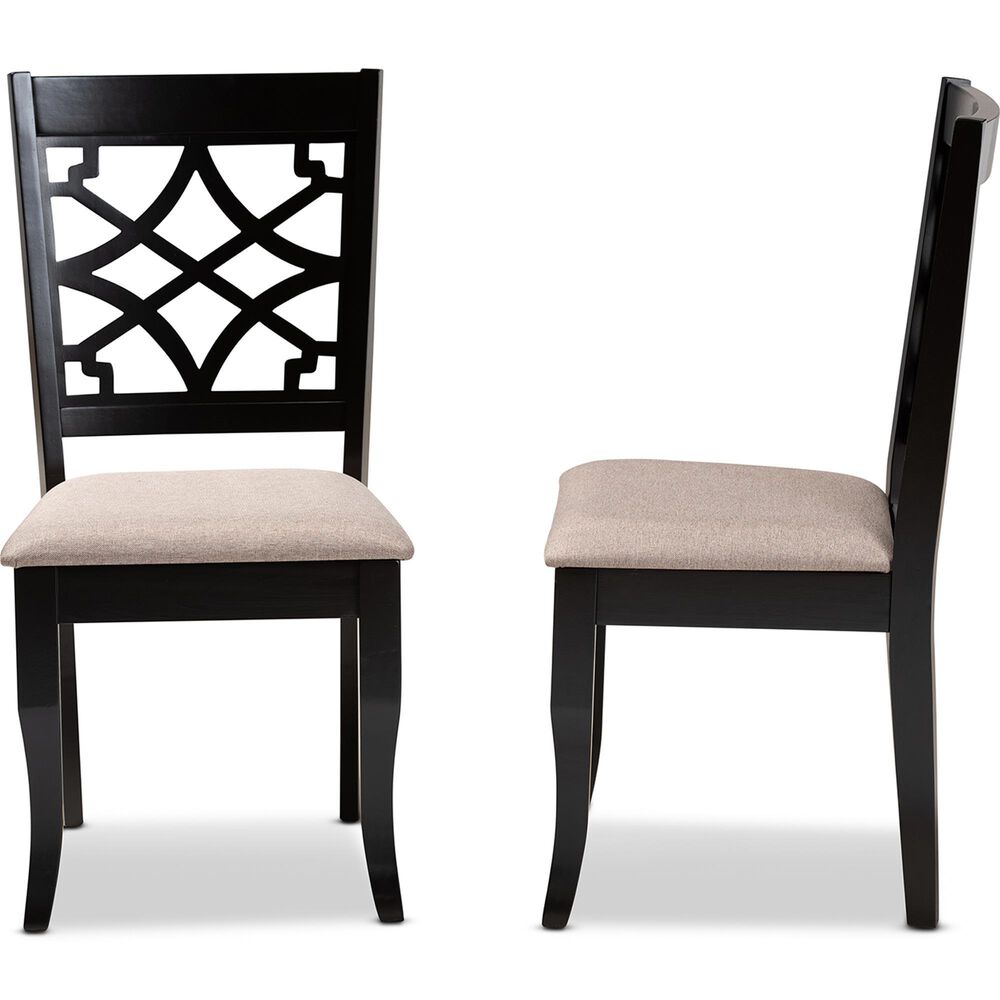 Baxton Studio Mael Side Chair in Espresso Brown (Set of 2), , large