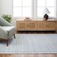 Surya Yasmin Gray, Ivory and Black 10" x 14" Area Rug, , large