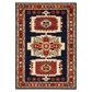 Oriental Weavers Lilihan Oriental 090B6 2" x 3" Blue and Red Scatter Rug, , large