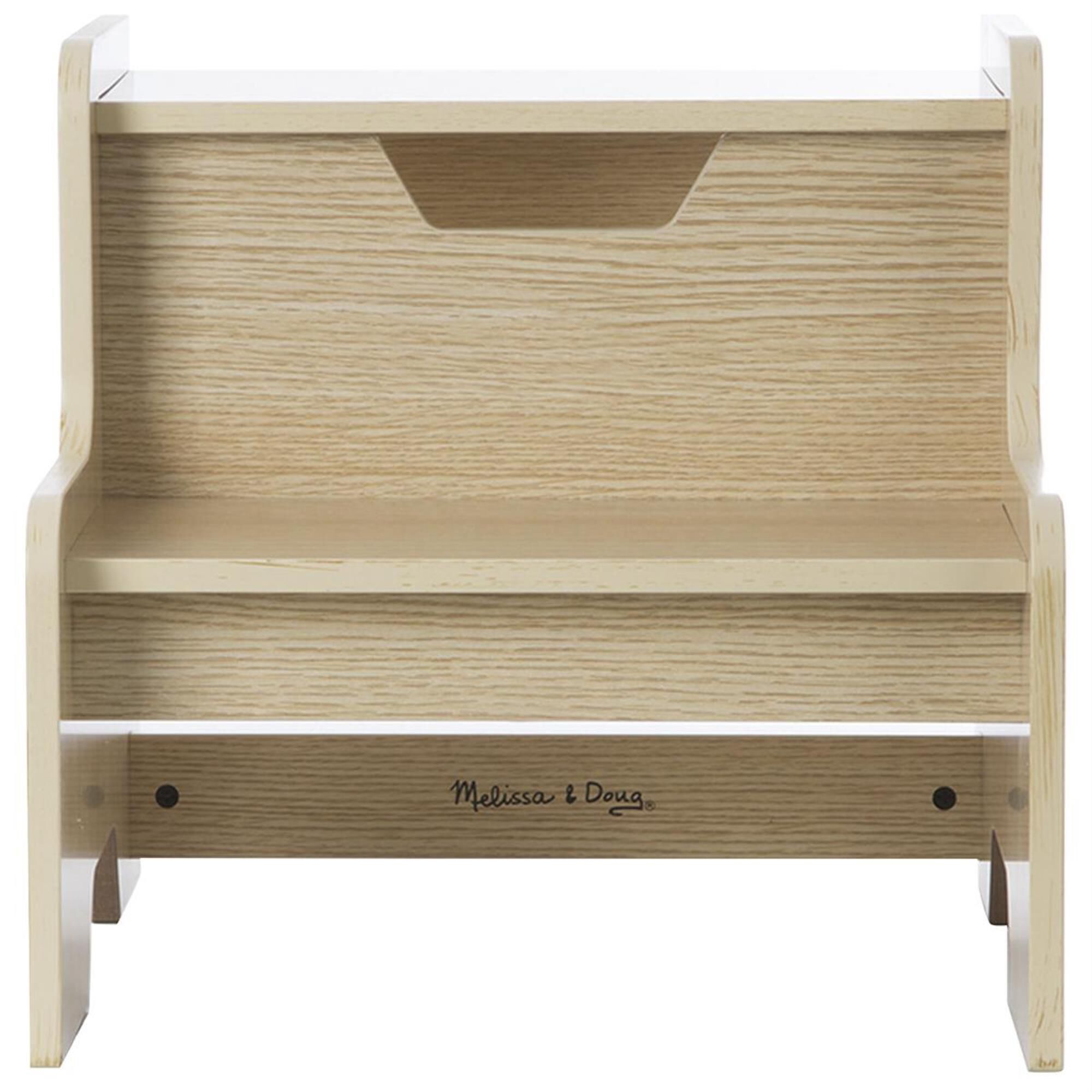 Melissa Doug Wooden Step Stool in Natural NFM