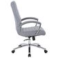 OSP Home FL Series Mid Back Executive Chair in Grey, , large