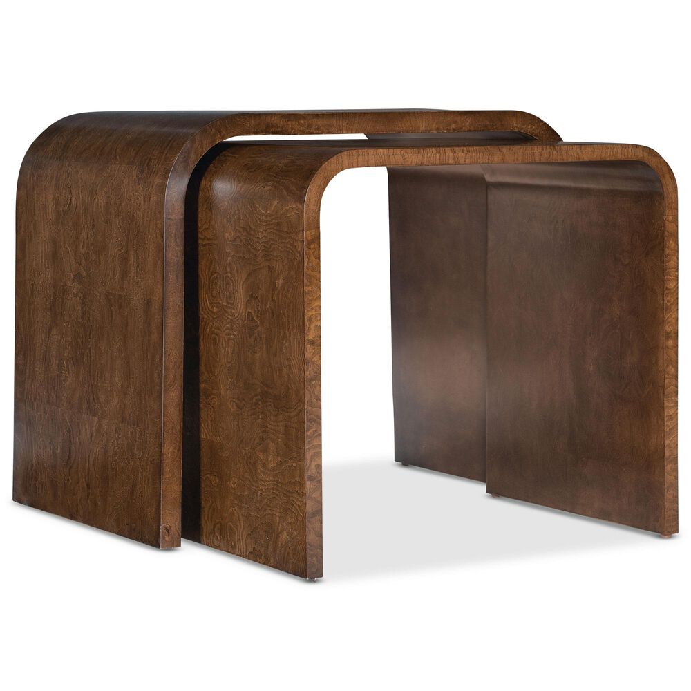 Hooker Furniture Archives 2-Piece Nesting Table Set in Classic Walnut, , large