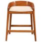 Timeless Designs Saddle Counter Stool in Honey Brown, , large