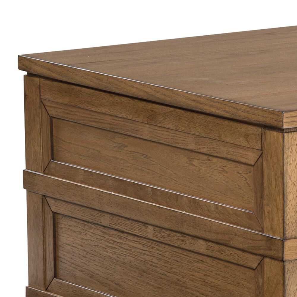 Ashley Sharlance Lift Top Cocktail Table in Light Brown, , large