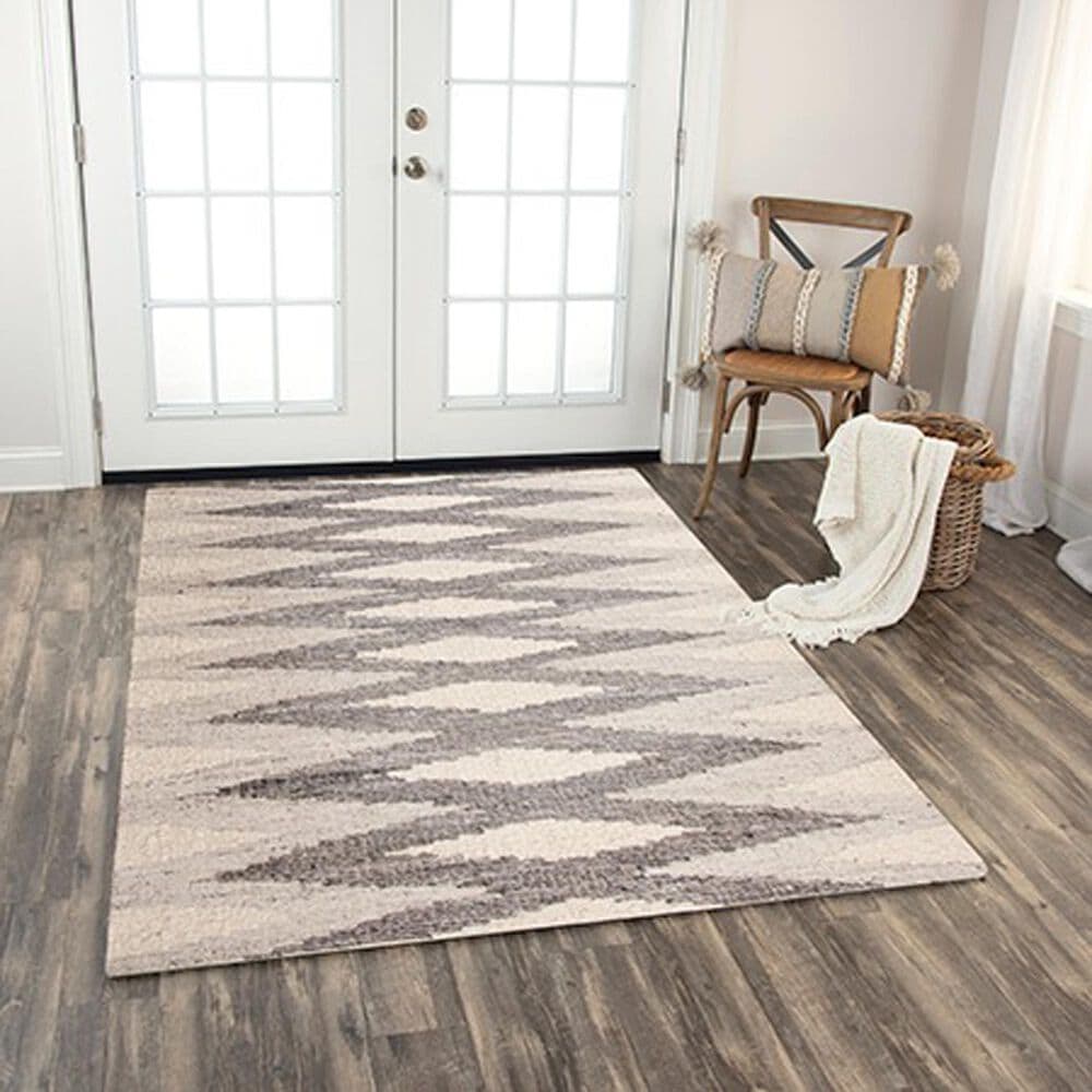 RIZZY Nova 8&#39; x 10&#39; Silver and Gray Area Rug, , large