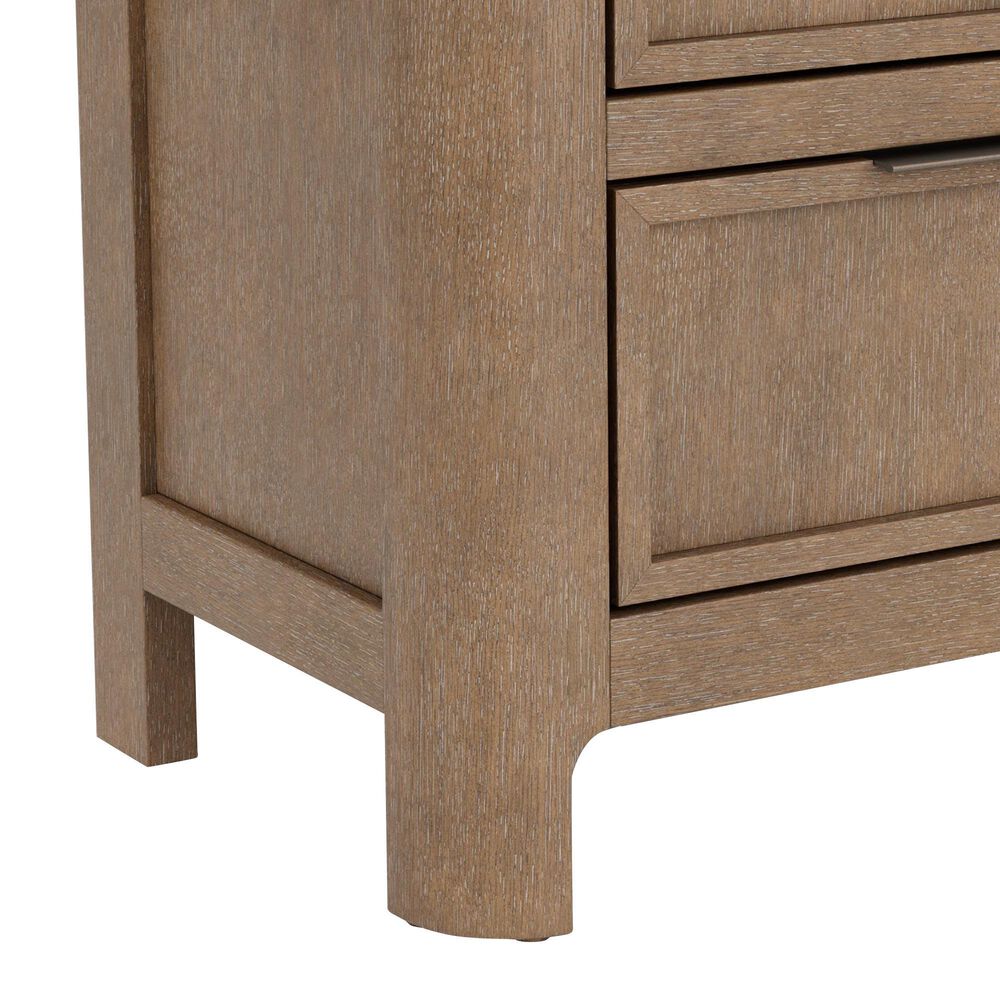 Riverside Furniture Jaxon 2-Drawer Nightstand in Casual Mink, , large
