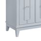 37B Kinsale 30" Single Bathroom Vanity Cabinet in Soft Blue with White Composite Stone Top and Backsplash, , large