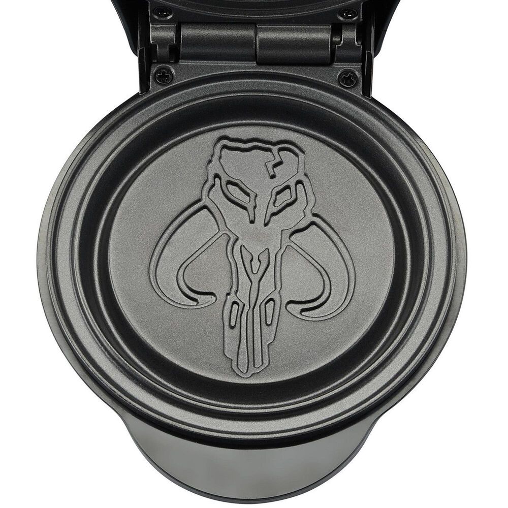 Disney 4" Round The Mandalorian Mini Waffle Maker in Silver, , large