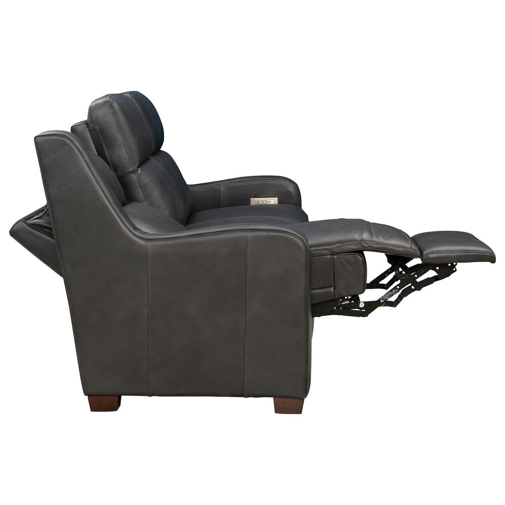 Barcalounger Ayden Power Sofa in Elway Dark Gray, , large