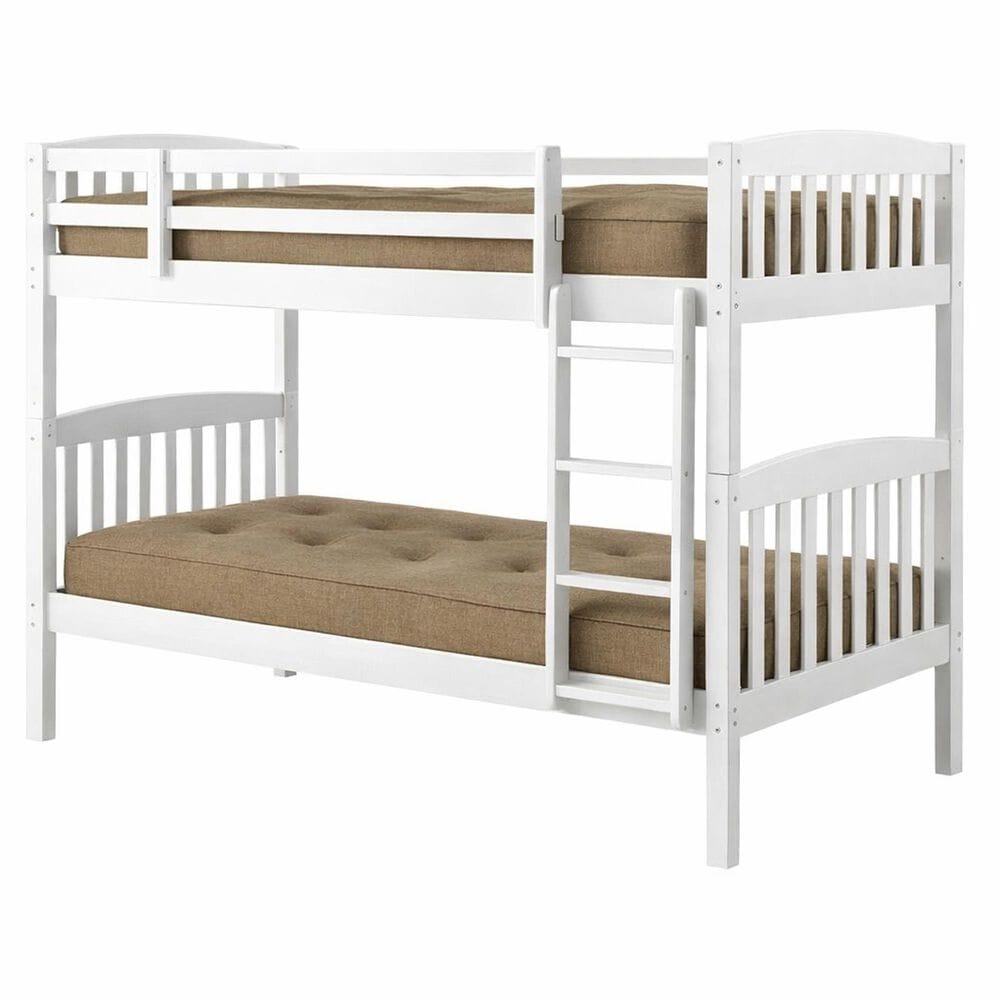Sable Home Claire Twin over Twin Bunk Bed in White, , large