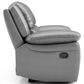 Furniture of America Glarus Manual Reclining Loveseat in Dark Gray, , large