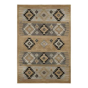 Surya Paramount PAR-1045 5"3" x 7"6" Camel/Khaki/Gray Area Rug, , large