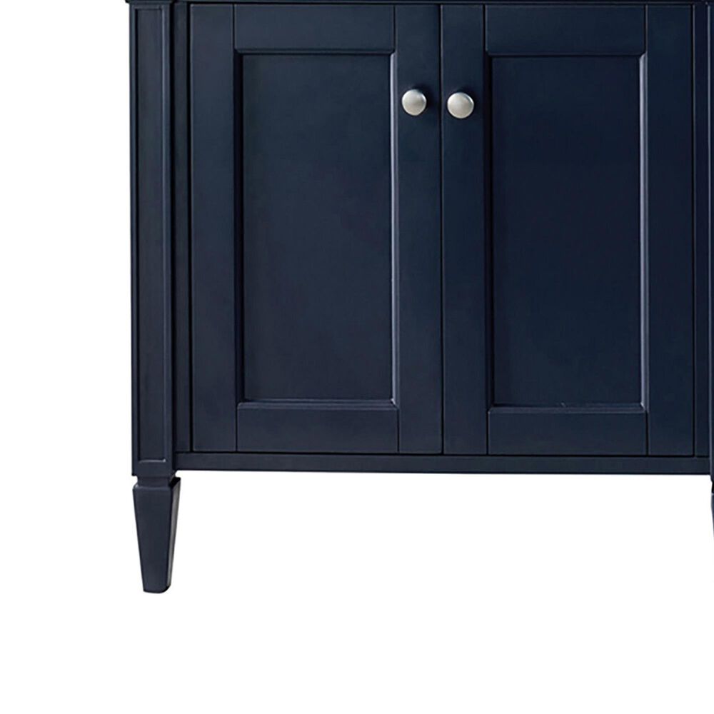 James Martin Vanities Brittany 72&quot; Double Bathroom Vanity in Victory Blue with 3 cm Victorian Silver Quartz Top and Rectangular Sinks, , large