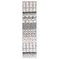 Safavieh Tulum  2" x 11" Ivory and Black Runner, , large