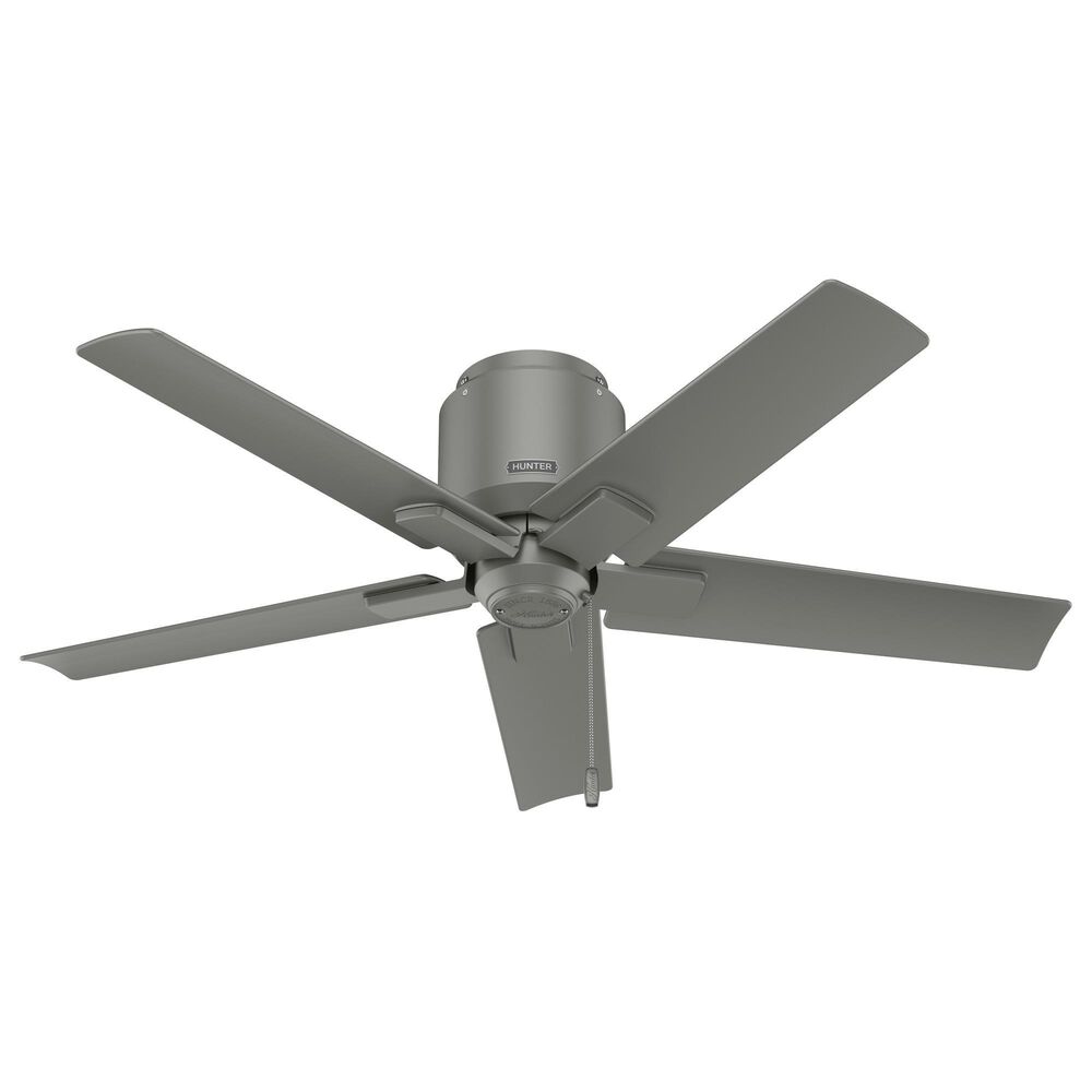 Hunter Terrace 44" Outdoor Ceiling Fan in Matte Silver, , large