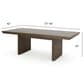 Furniture of America Virex Extendable 5-Piece Dining Table Set in Dark Walnut, , large