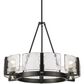 Golden Lighting Aenon 6-Light Chandelier in Matte Black, , large