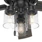 Hunter Hartland 52" Ceiling Fan with LED Lights in Matte Black, , large