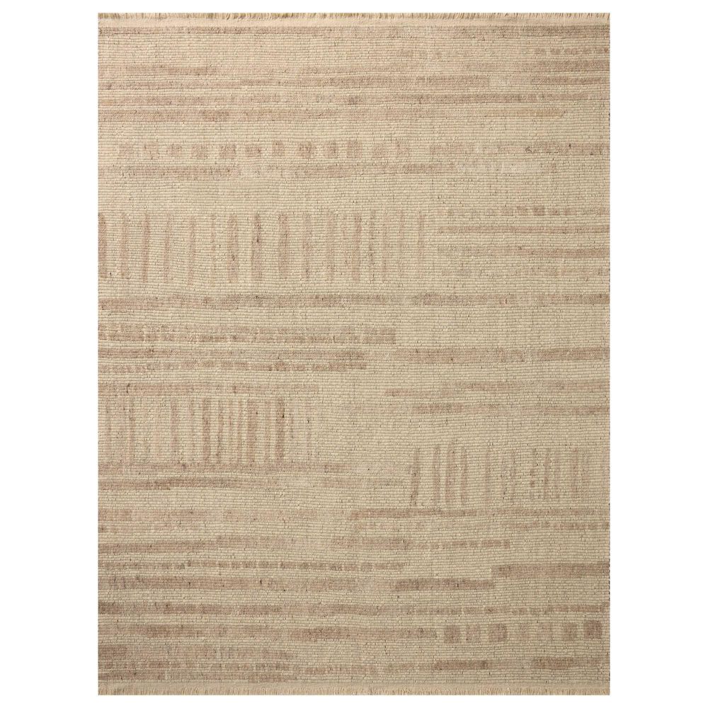 Loloi Valentina Beige and Taupe 5"6" x 8"6" Area Rug, , large