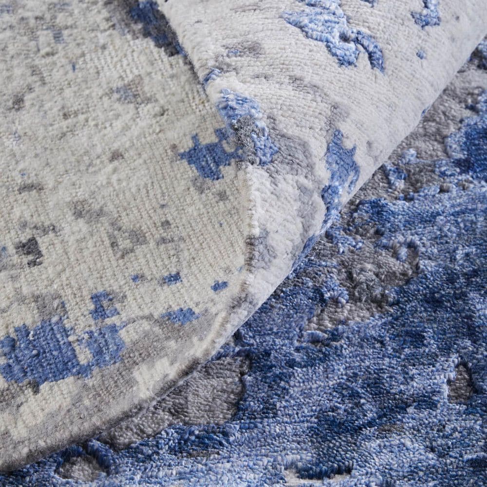 Feizy Gemma Gray and Blue 9&#39;6&quot; x 13&#39;6&quot; Area Rug, , large